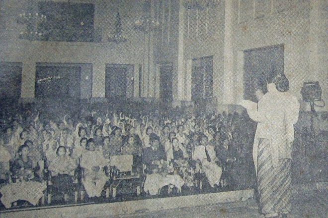 Peresmian Gerwani pada 25 Januari 1954.